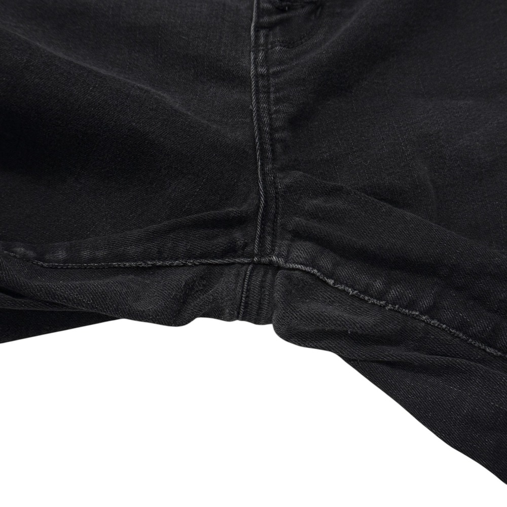 American Eagle Black High Waisted Button Fly Flare Jeans Next Level Stretch‎ 14R - Picture 8 of 10